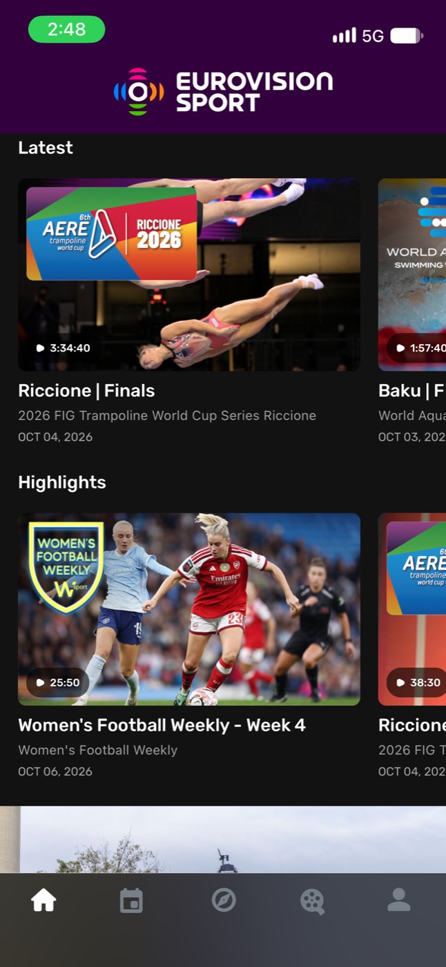 Eurovision Sport latest videos and highlights