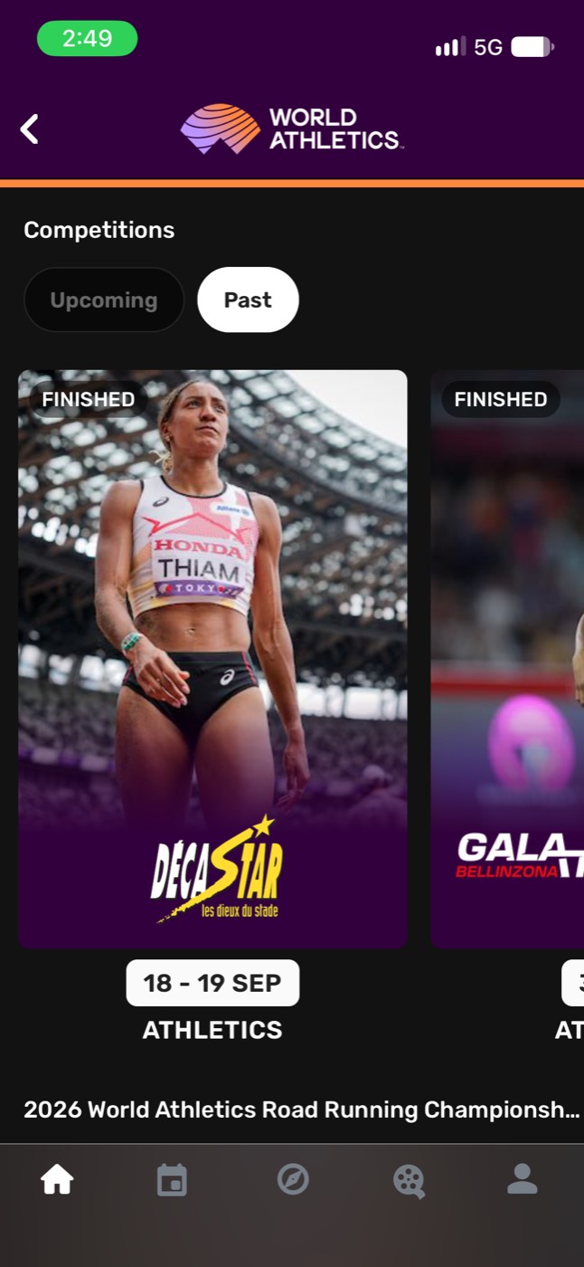 Eurovision Sport athletics competitions
