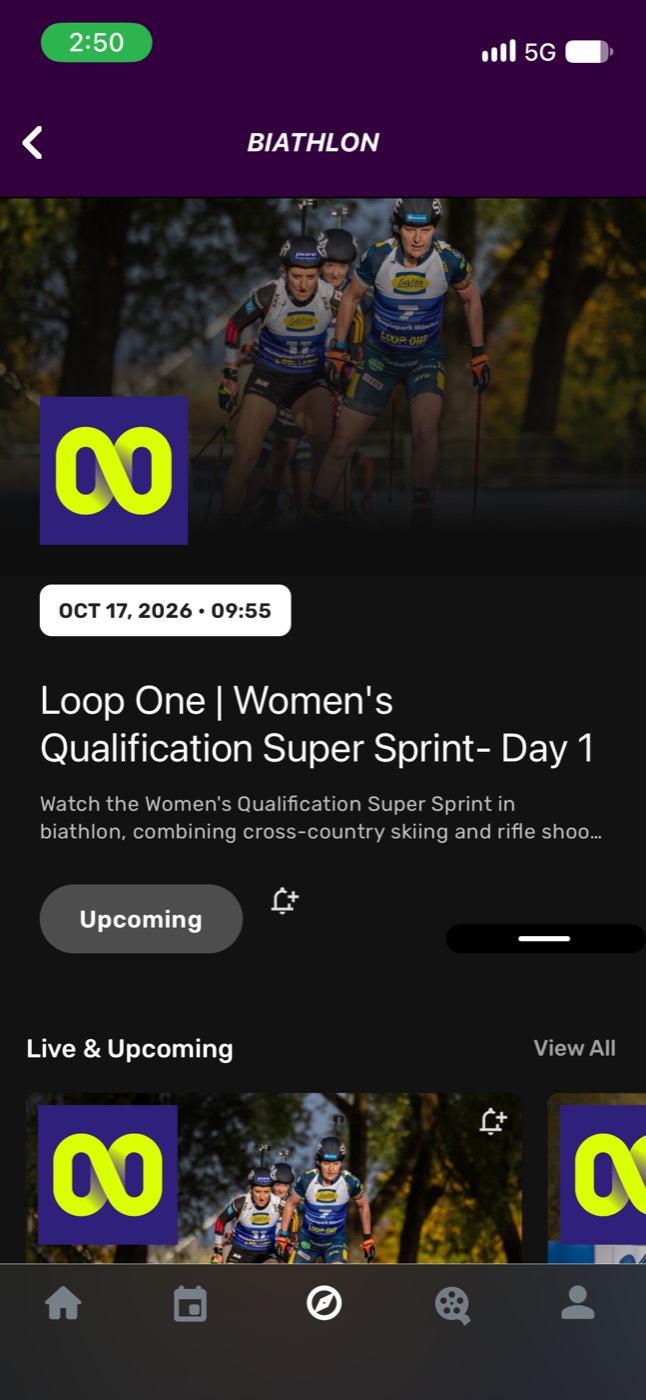 Eurovision Sport biathlon event