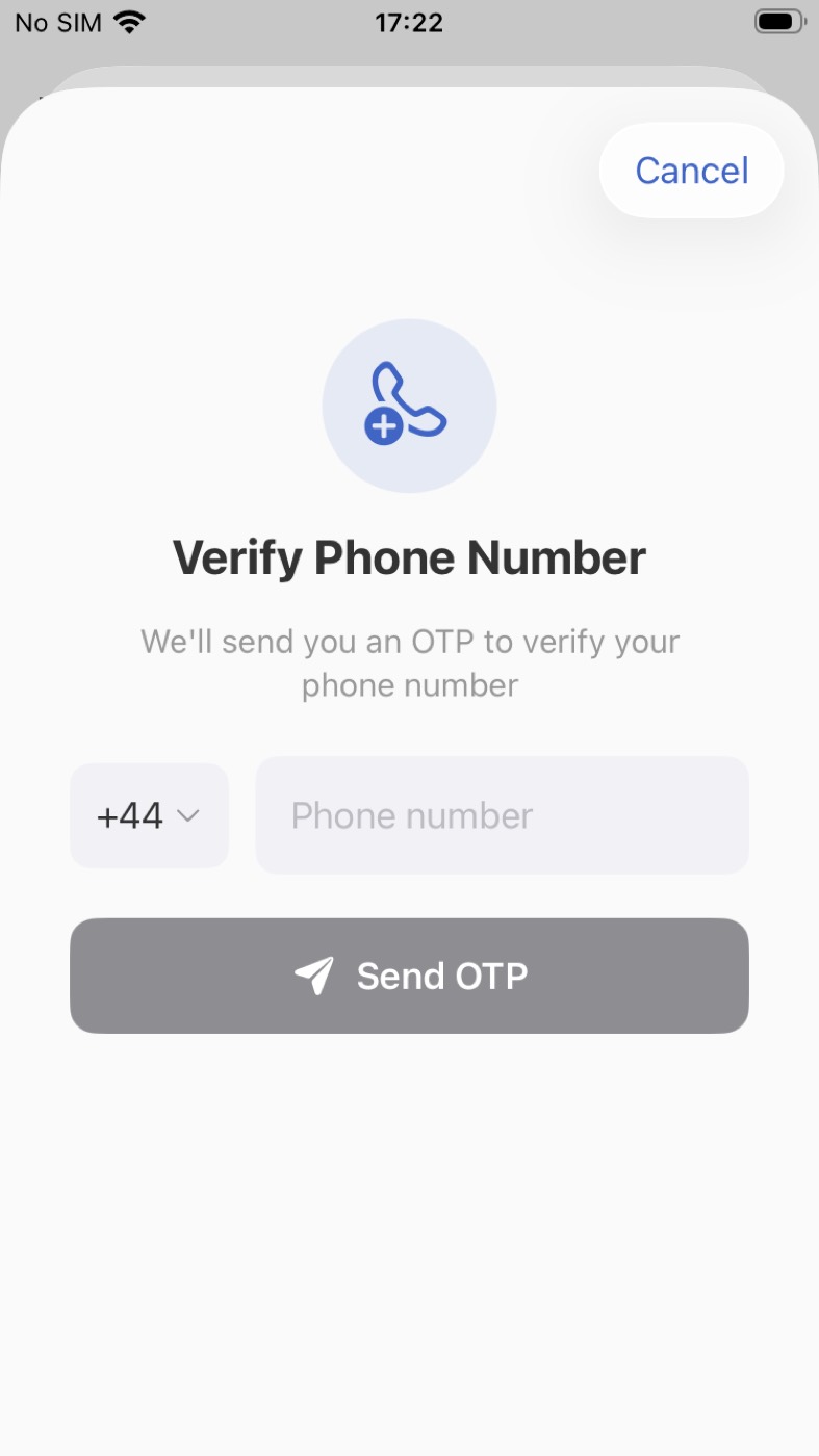 GeGo Ride phone verification