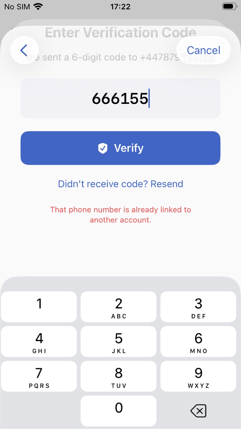 GeGo Ride verification code